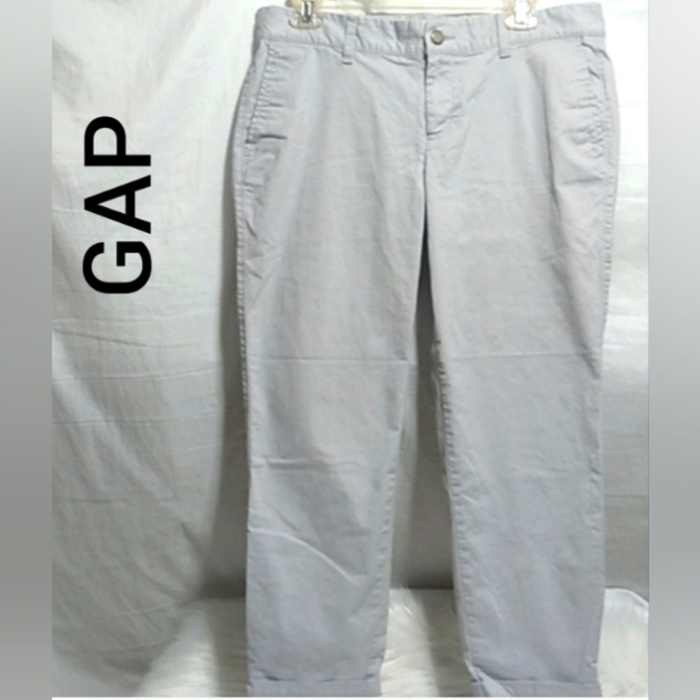 (BX53) GAP Girlfriend Khaki Pants Sz.8R